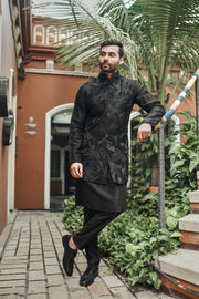 Black Long Jacket - Raj Shah